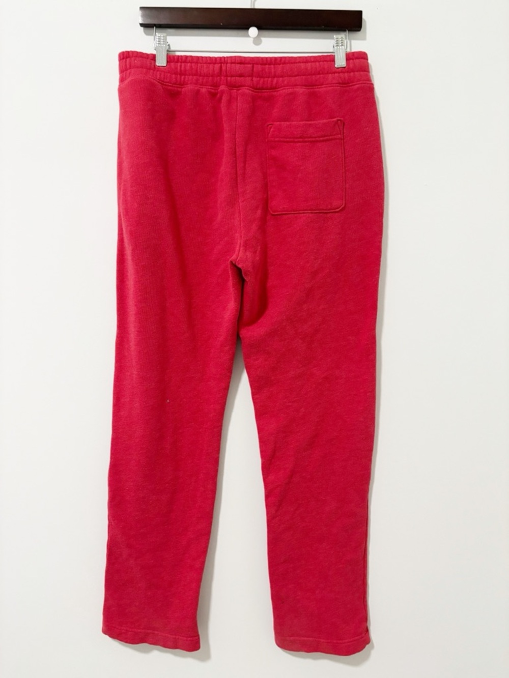 Hollister Drawstring Sweatpants Men's Bright Red Loungewear Preppy Athleisure - Picture 7 of 11